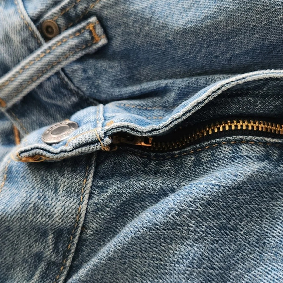 👖 George Men’s Blue Denim Shorts Size 33, NWT, 10” Inseam, Relaxed Fit 5 pocket - Picture 6 of 11